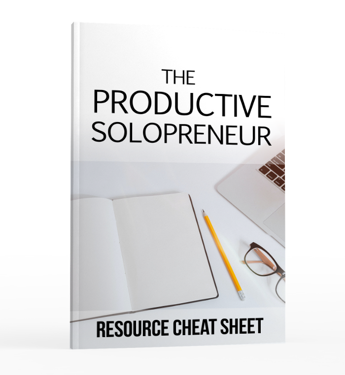 The Productive Solopreneur - Cheatsheet