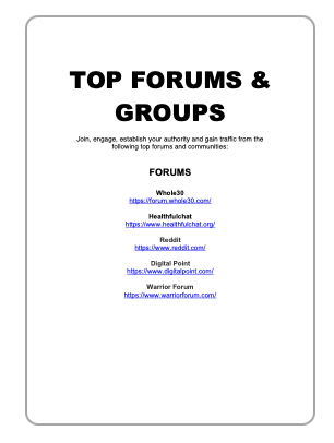 The Abundance Mindset Top Forums and Groups